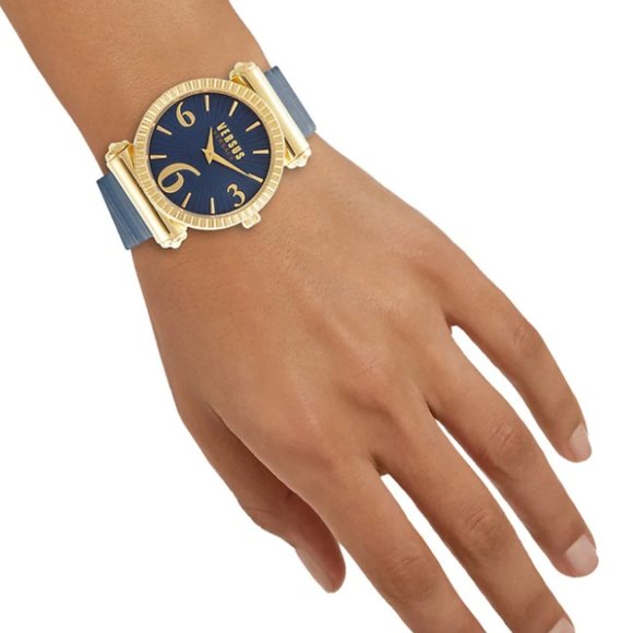 Versace Gold Tone Versus 38mm Ladies Watch!